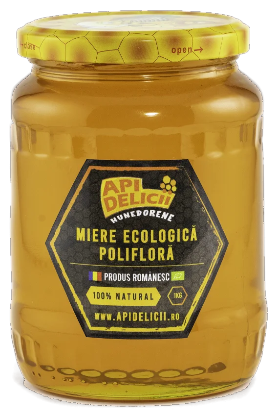 Miere ecologică polifloră 1 kg