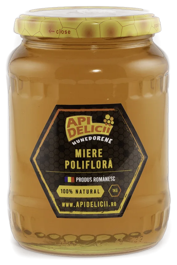Miere de albine polifloră 1 kg